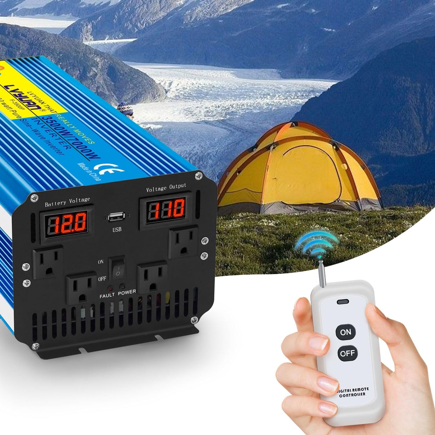 LVYUAN P3512US Power Inverter