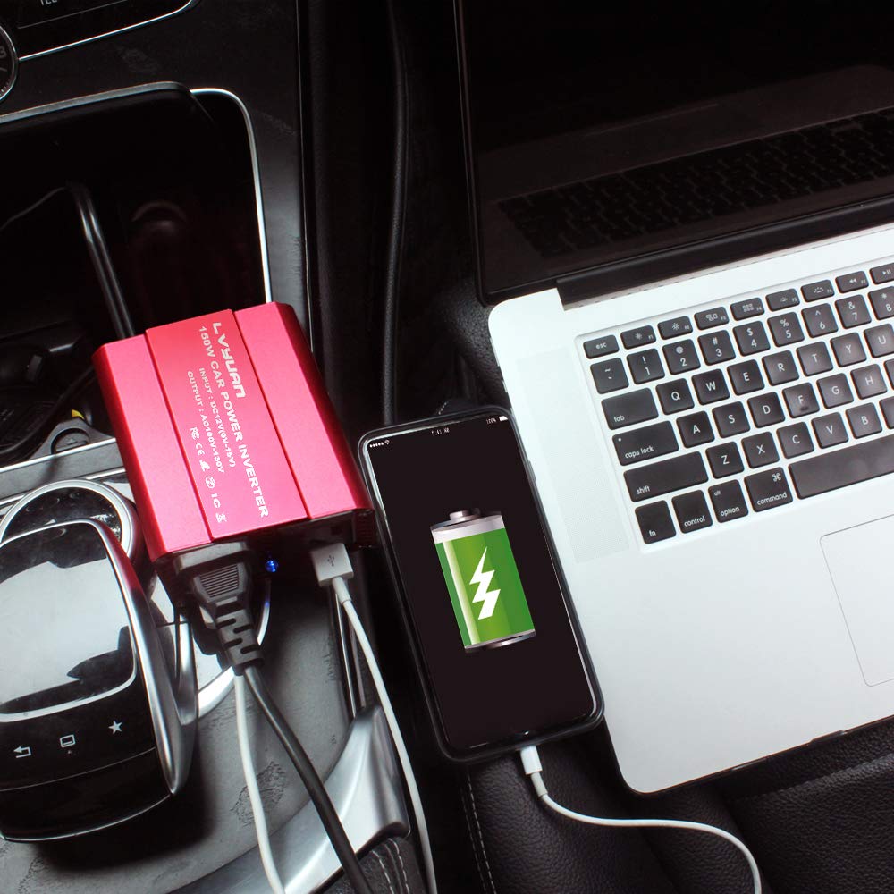 200 W DC 12 V auf 110 V AC Auto-Wechselrichter DC-zu-AC-Konverter