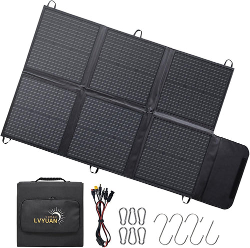 LVYUAN 120W Portable Solar Panel Foldable Blanket