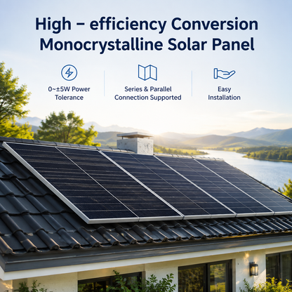 LVYUAN 200W Portable Monocrystalline Solar Panel 2PCS
