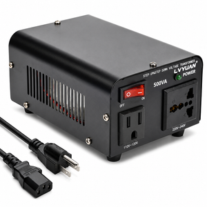 Yinleader 500W Voltage Transformer Power Converter(110V to 220V, 220V to 110V) Step Up/Down Converter 110/120 Volt - 220/240 Volt w/US Power Cord [300W Continuous Power]