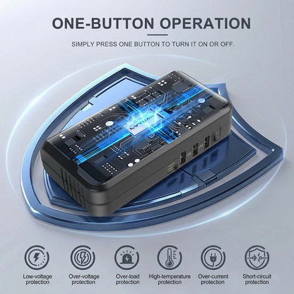 LVYUAN 220V to 110V Voltage Converter for International Travel, 250W Step Down Transformer