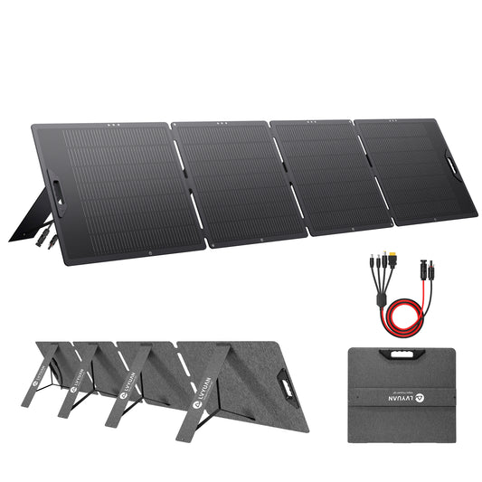LVYUAN 400W Foldable Solar Panel 48V ETFE Monocrystalline Solar Charger