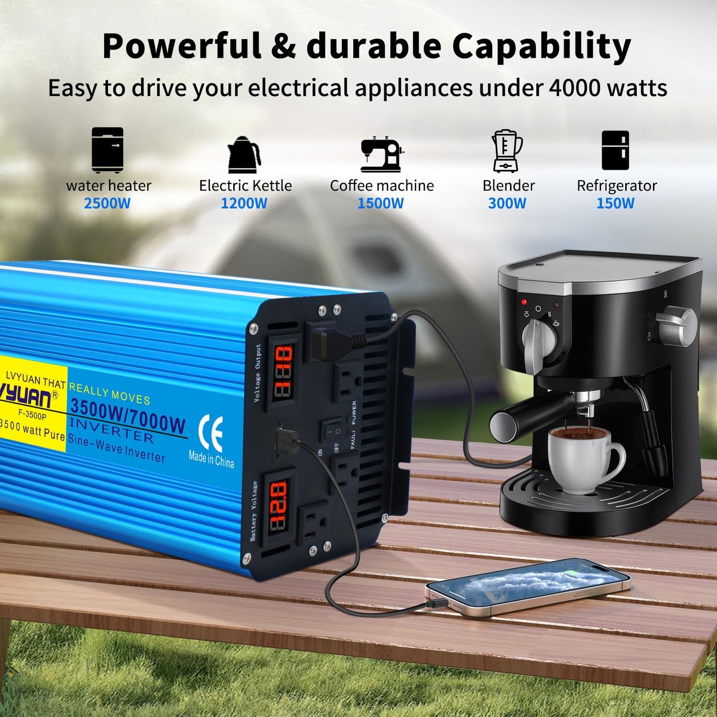 LVYUAN P3512US Power Inverter