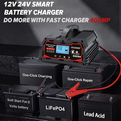 40A smart battery charger product image 2