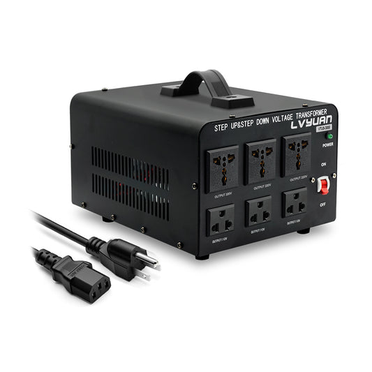 LVYUAN 3000 Watt Power Convert from AC 110V ⇄ 220V Step up Down Transformer