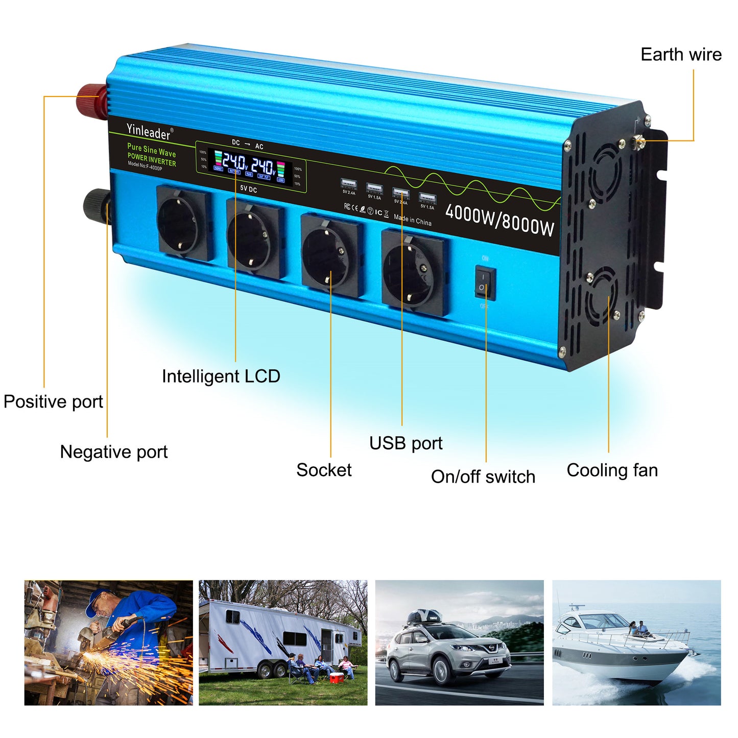 LVYUAN P4024CU Power Inverter