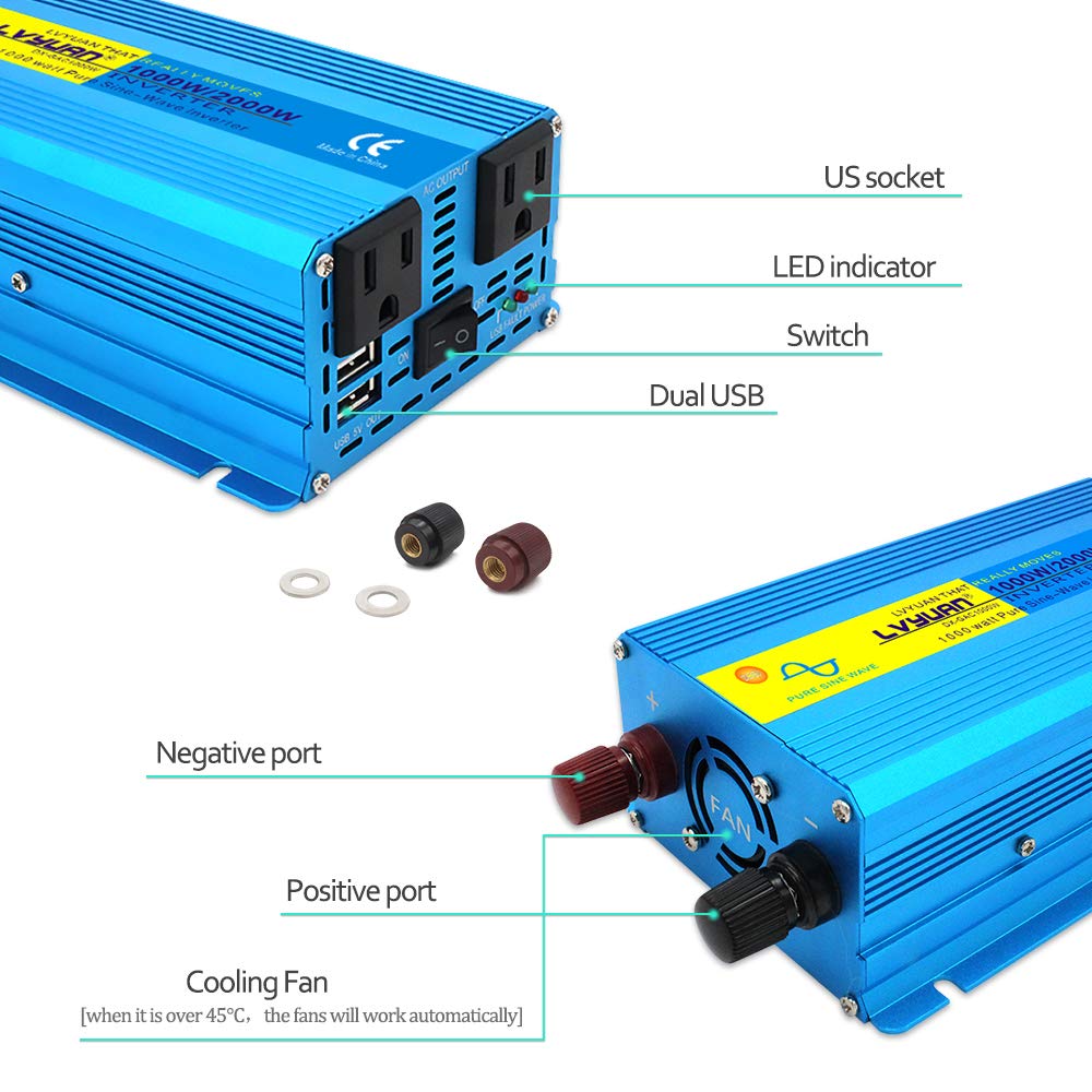 LVYUAN P1012U Power Inverter