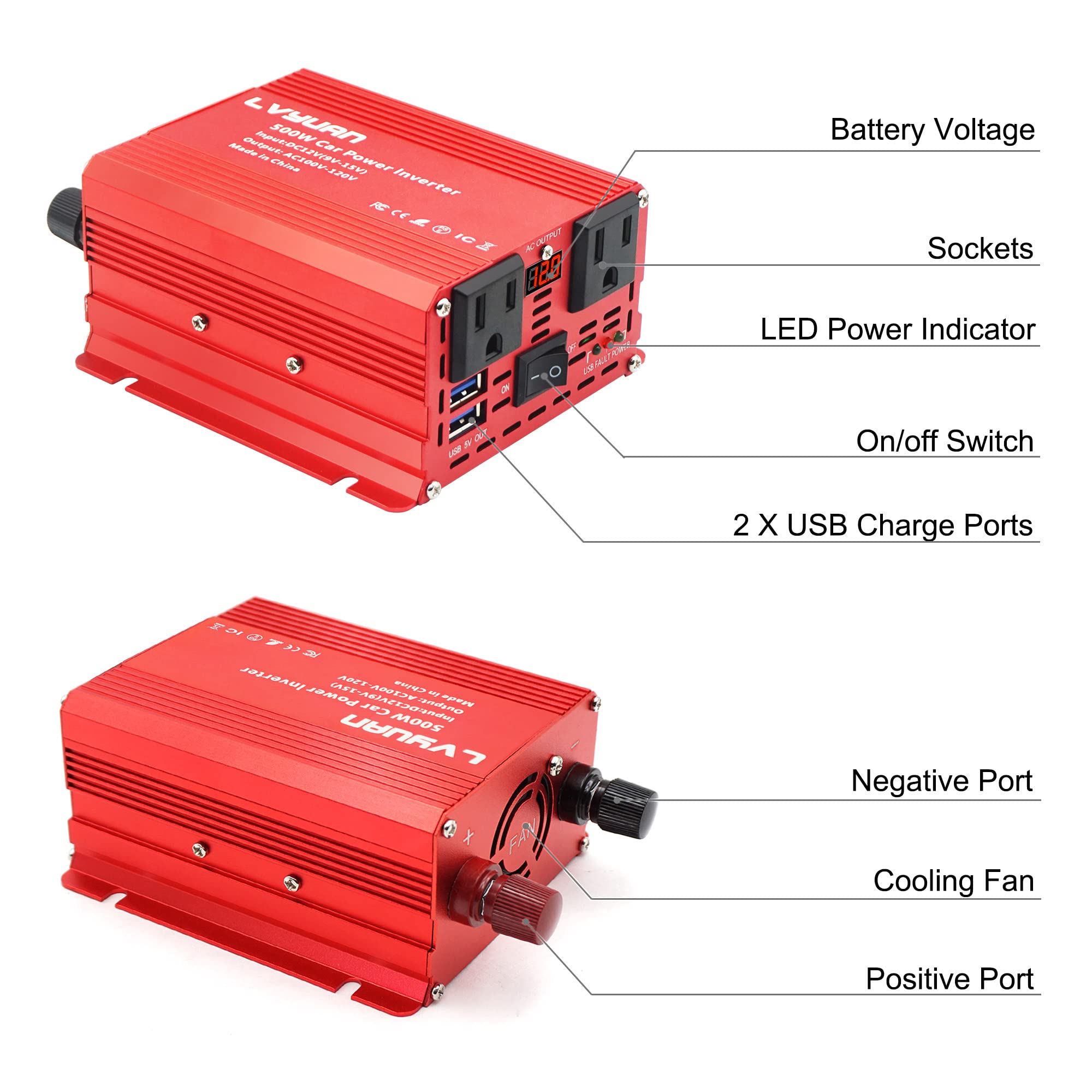 LVYUAN M0512ER Power Inverter