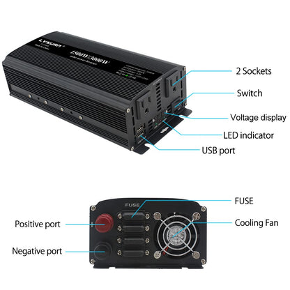 LVYUAN M1512EB Power Inverter