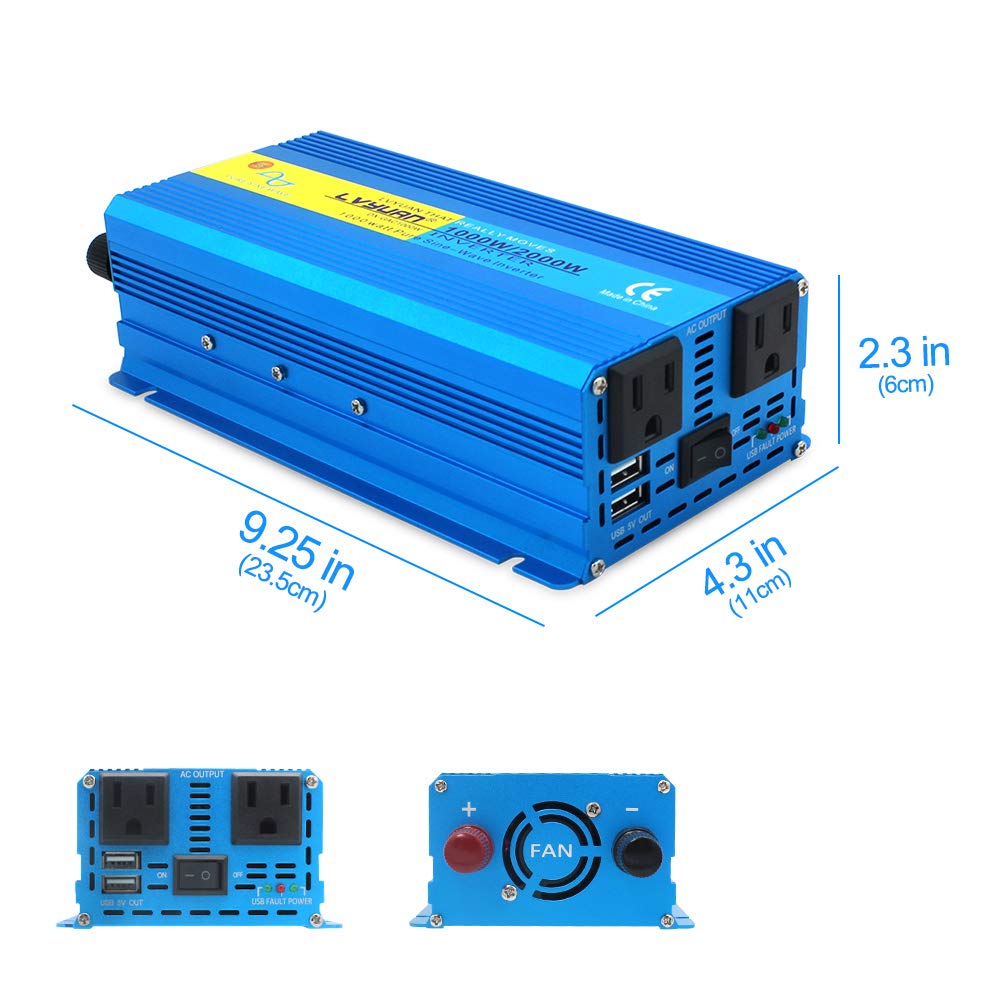 LVYUAN P1012U Power Inverter